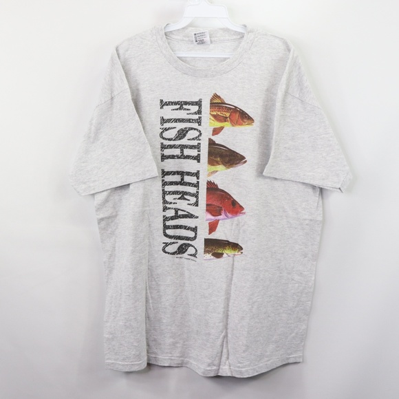 Vintage Shirts Barnes Barnes Fish Heads Song Shirt Gray Poshmark